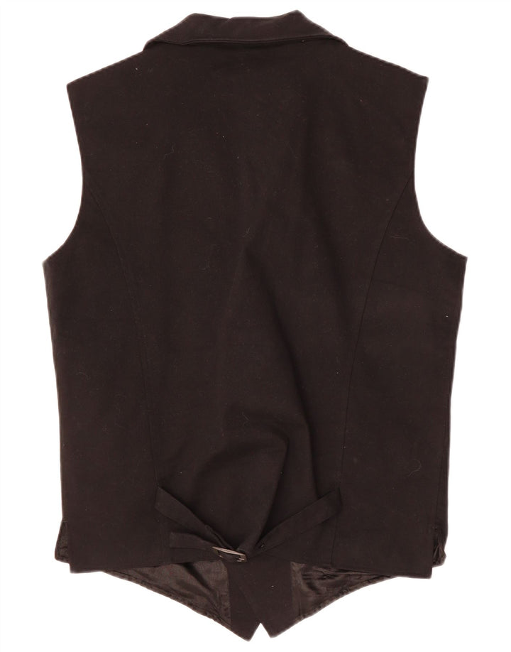GOTHICANA BY EMP Gilet da uomo grande nero in poliestere