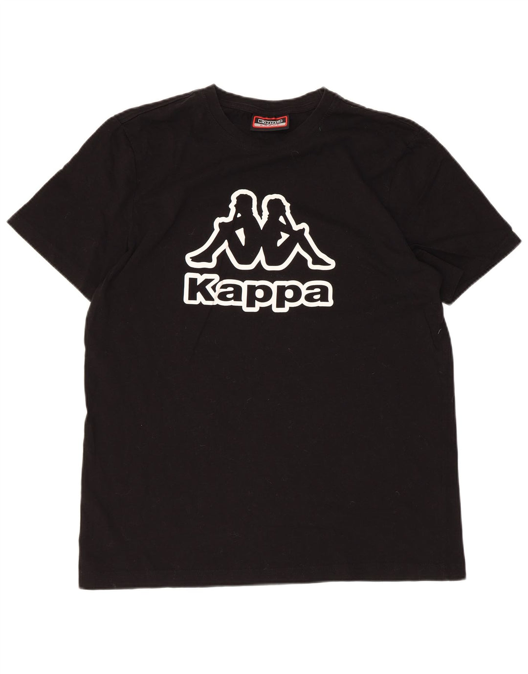 Maglietta grafica da donna Kappa Top UK 16 Large Nera