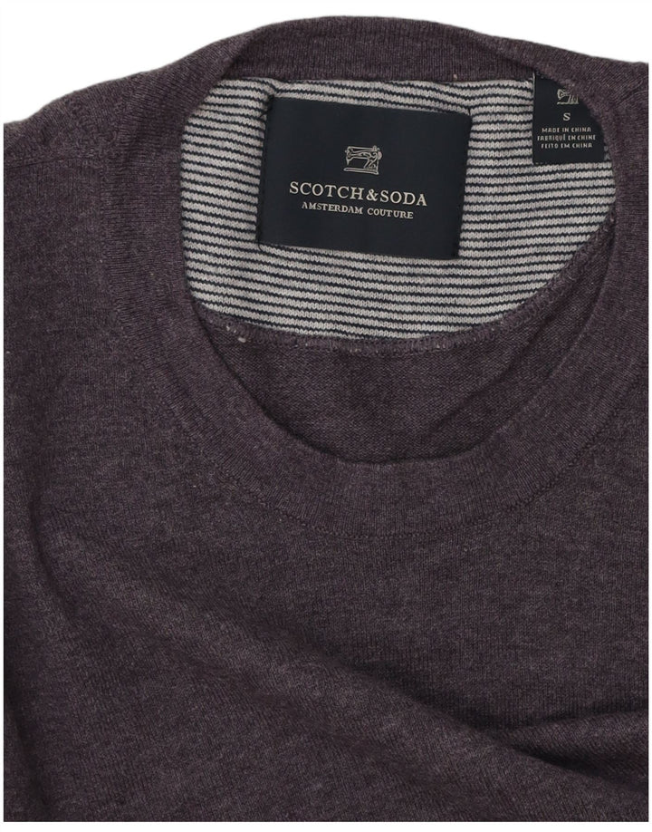 Maglione maglione girocollo da uomo Scotch & Soda piccolo viola