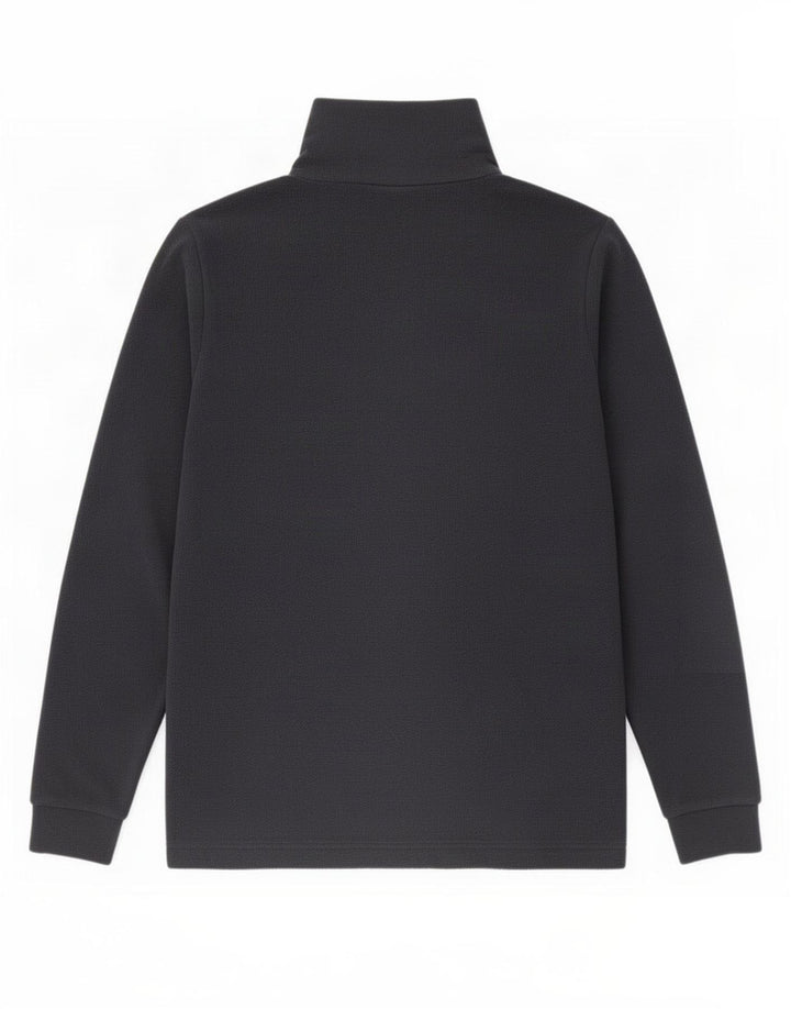 Maglione in pile da uomo con zip e collo Lotto, grande, in poliestere blu navy