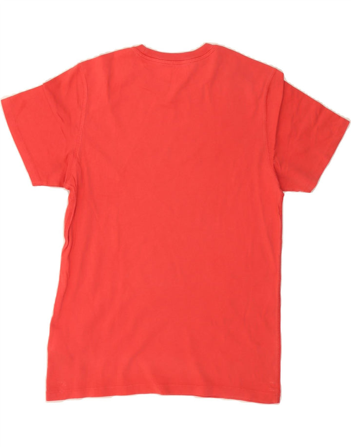 TIMBERLAND Mens Regular Fit Graphic T-Shirt Top Small Orange Cotton Vintage Timberland and Second-Hand Timberland from Messina Hembry 