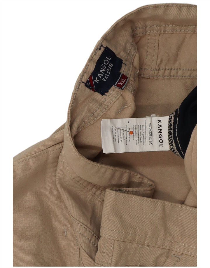 Pantaloncini chino da uomo KANGOL 2XL W42 cotone beige