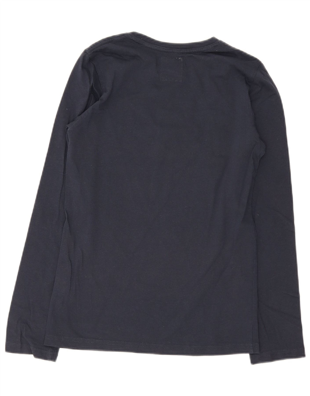 Levi's Maglietta grafica regolare da ragazzo a maniche lunghe 13-14 anni in cotone blu navy