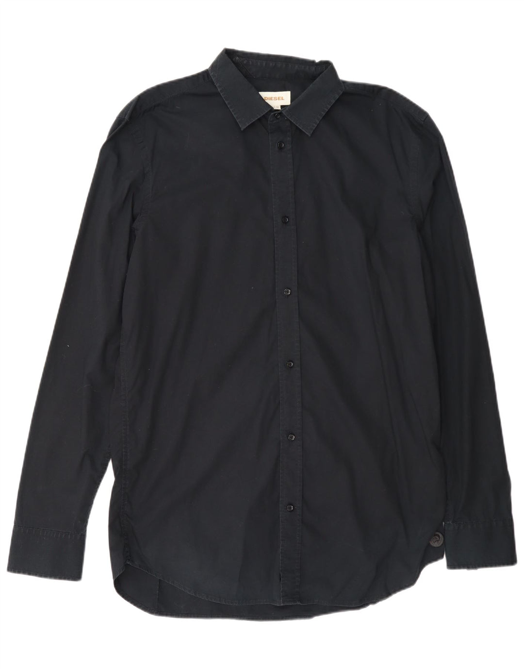 Camicia da uomo Diesel XL in cotone nero