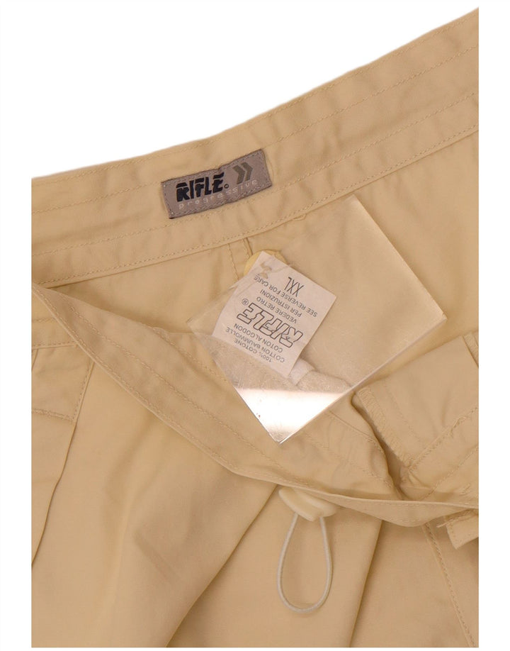 Bermuda da uomo Rifle 2XL W38 in cotone beige