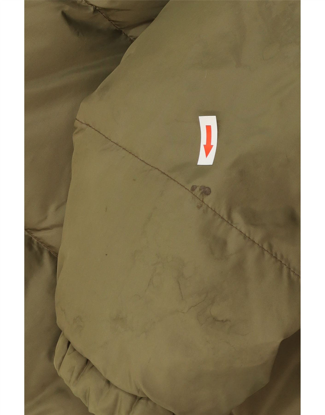 Giacca imbottita ampia da uomo INVICTA UK 38 medio kaki poliammide