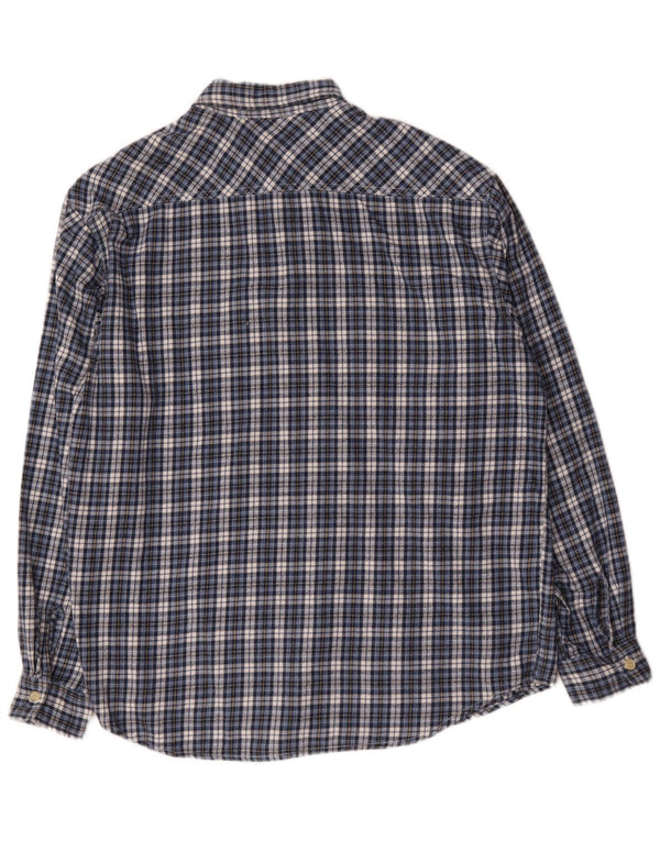 Levi's Mens Flannel Shirt Large Blue Check