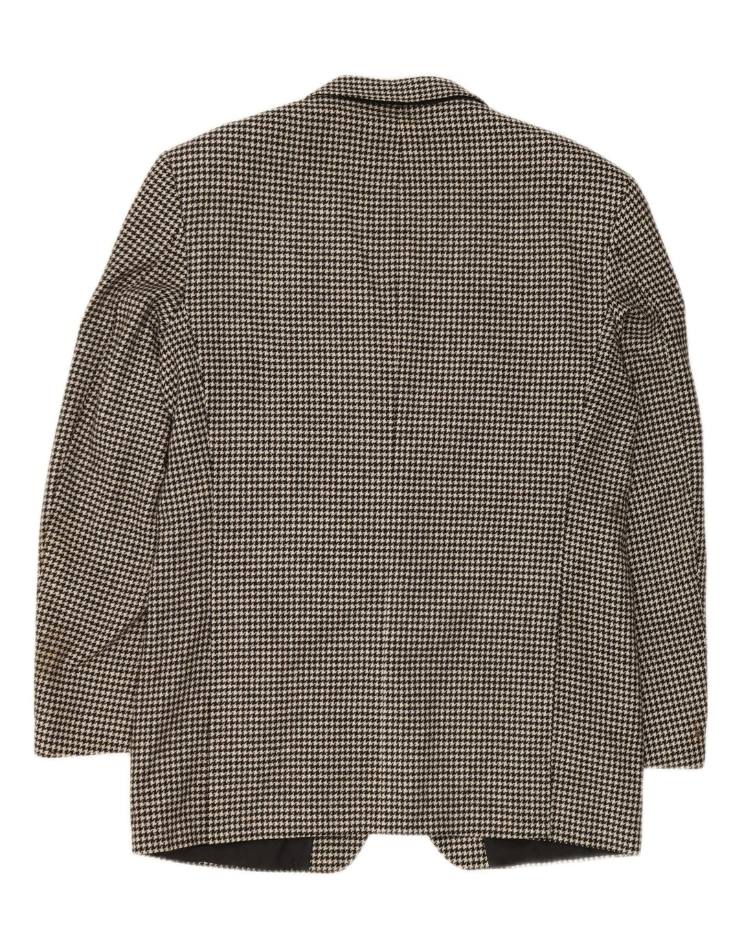 Giacca blazer lunga da uomo Marks & Spencer UK 40 media pied de poule nera