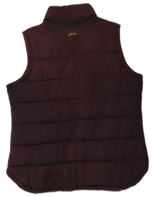 Gilet imbottito da donna Joules UK 14 grande poliestere blu navy