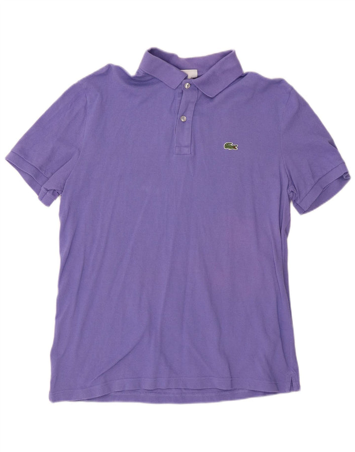 Polo LACOSTE da uomo slim fit taglia 6 XL cotone viola
