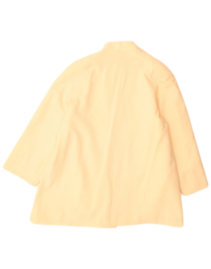 Cappotto aperto da donna Jean Claude UK 14 Large Beige New Wool