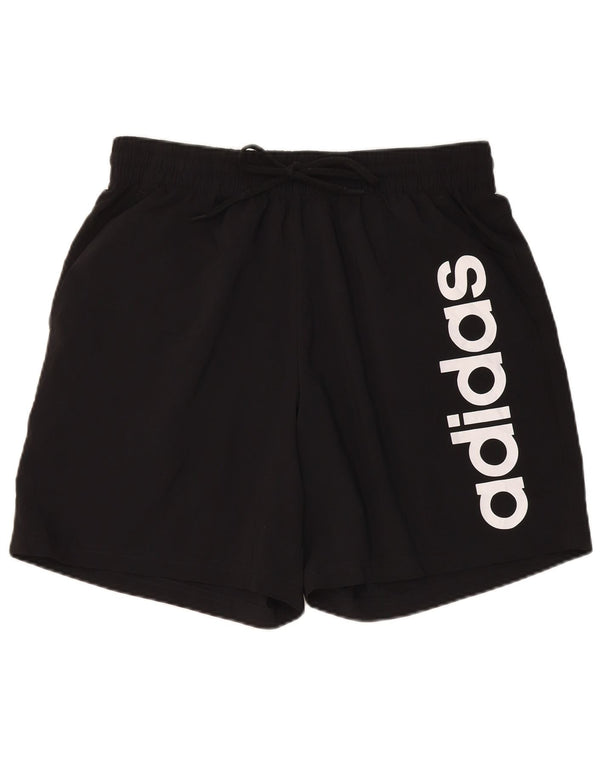 Pantaloncini sportivi grafici da uomo Adidas XL poliestere nero
