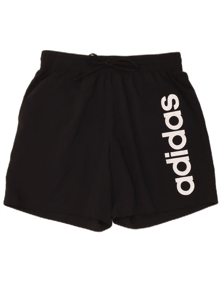 Pantaloncini sportivi grafici da uomo Adidas XL poliestere nero