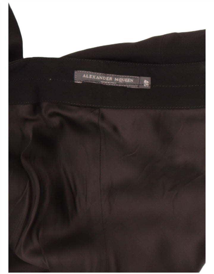 Gonna a trapezio da donna Alexander Mcqueen IT 46 grande W34 L25 nera classica