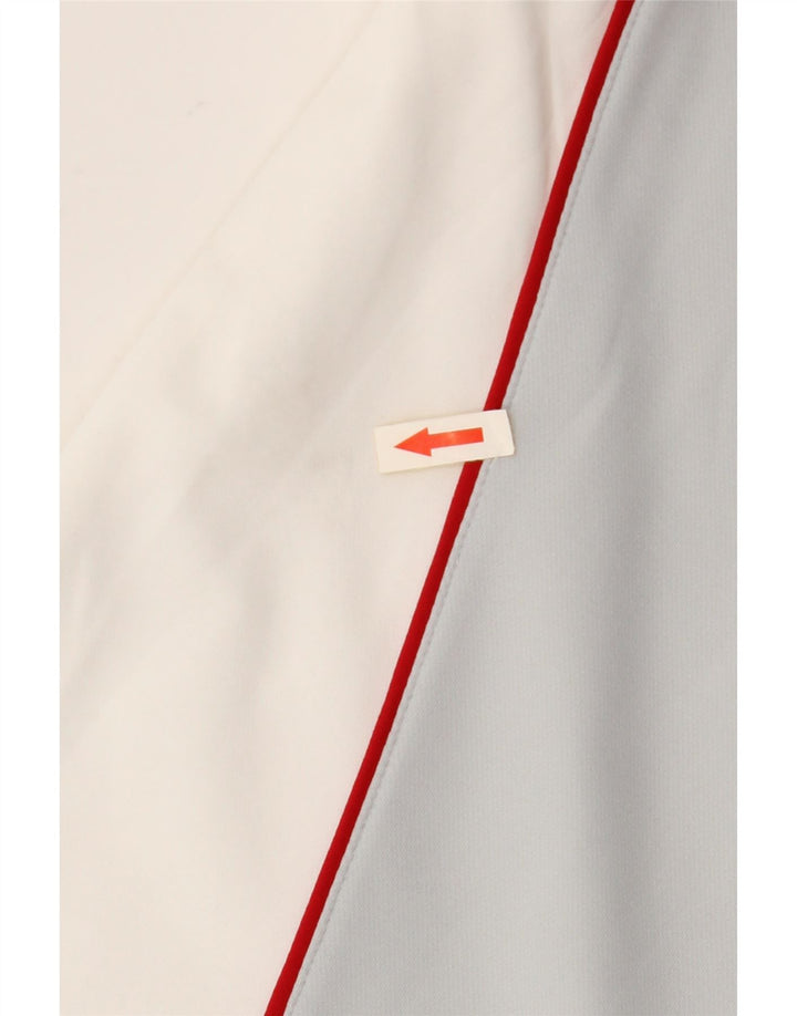 T-shirt da uomo LOTTO Top UK 38/40 Poliestere color block bianco medio