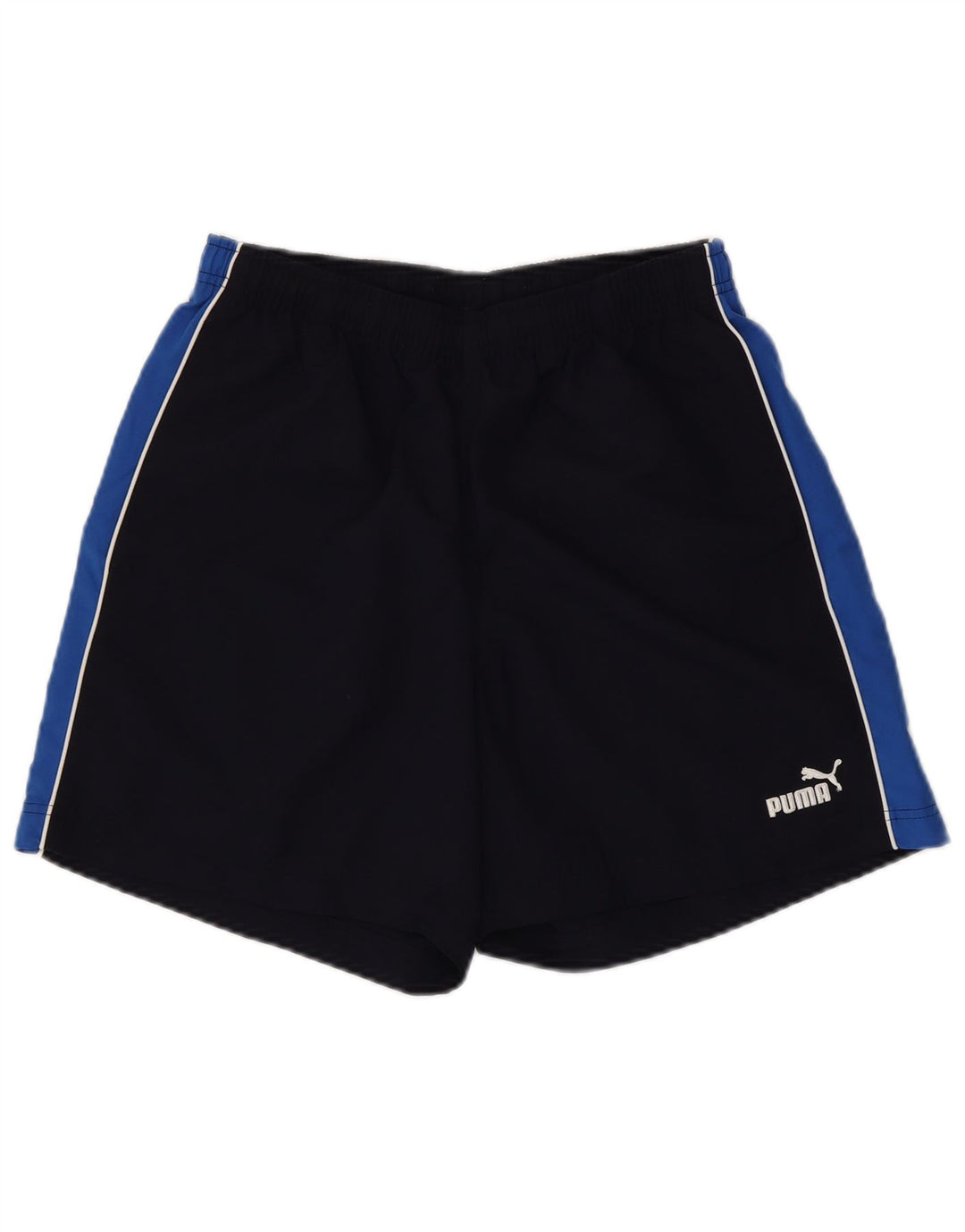 Pantaloncini sportivi da uomo PUMA medio blu navy in poliestere color block