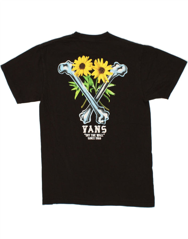 VANS Womens Classic Fit Graphic T-Shirt Top Medium Black Cotton Vintage Vans and Second-Hand Vans from Messina Hembry 