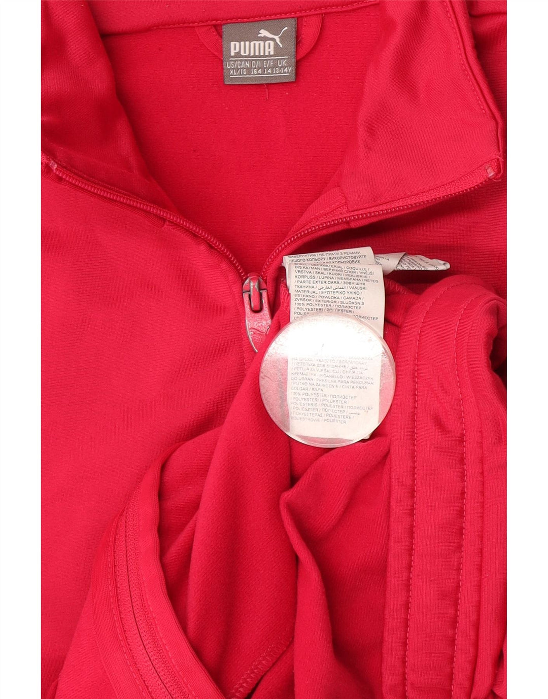 Giacca sportiva da ragazza Puma 13-14 anni Poliestere color block rosa