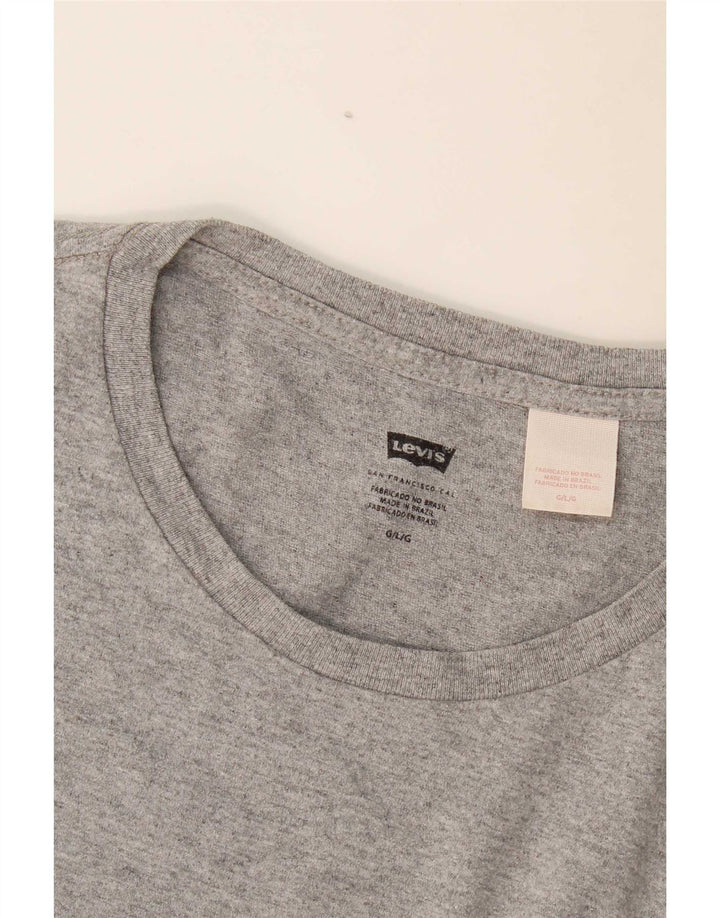 T-shirt da uomo Levi's Top grande grigia screziata
