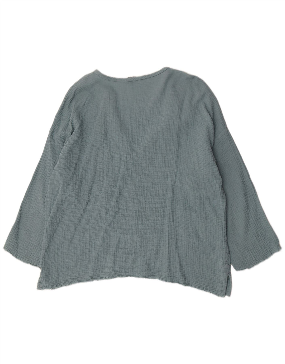 Top tunica oversize da donna Zara UK 18 XL cotone blu