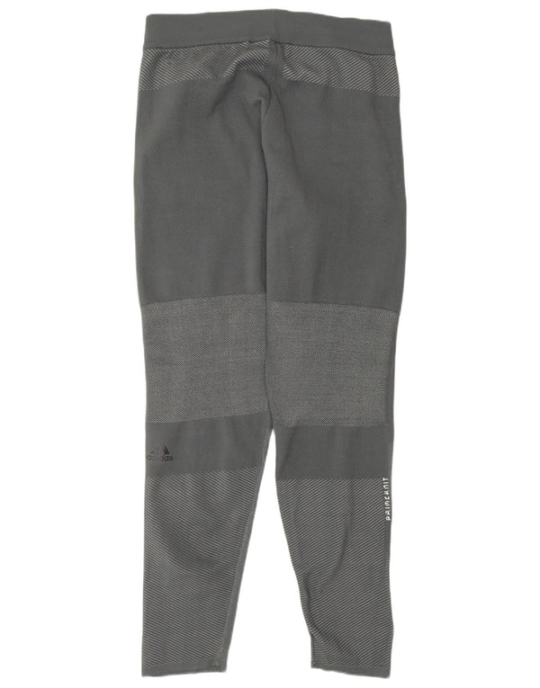Pantaloni da tuta da donna Adidas UK 14 Poliestere color block grigio medio
