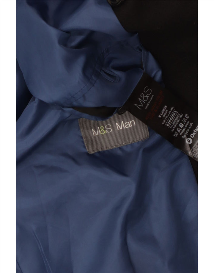 Cappotto da marinaio da uomo Marks & Spencer UK 44/46 XL Poliestere nero