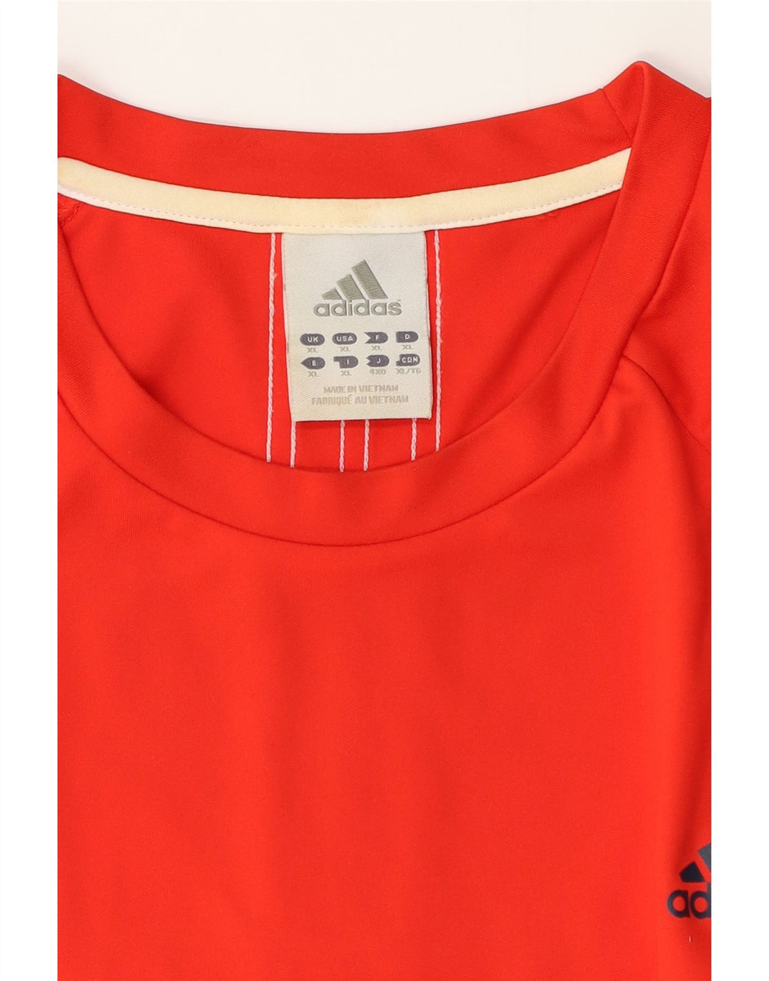 T-shirt Adidas da uomo Top XL rossa color block