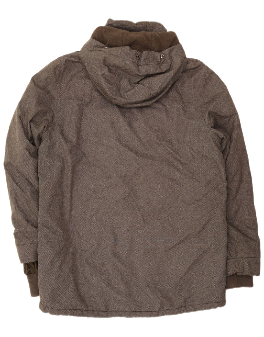 Parka da uomo con cappuccio Mountain Warehouse UK 40 Large Poliestere kaki