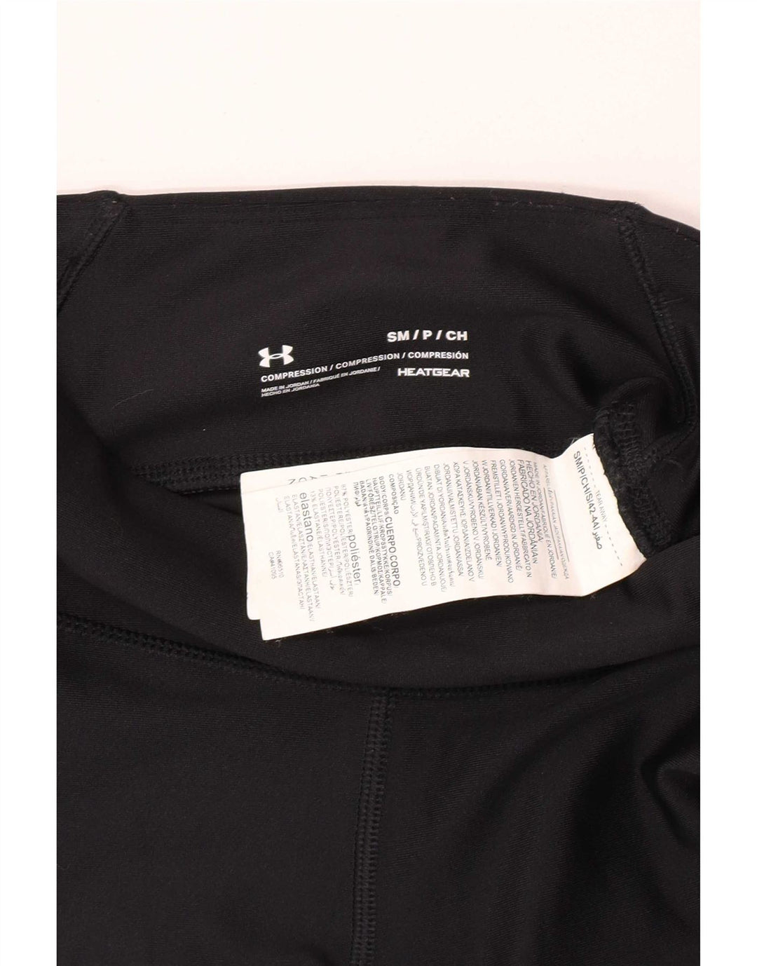 Leggings a compressione da donna Under Armour UK 10 piccoli sportivi in poliestere nero