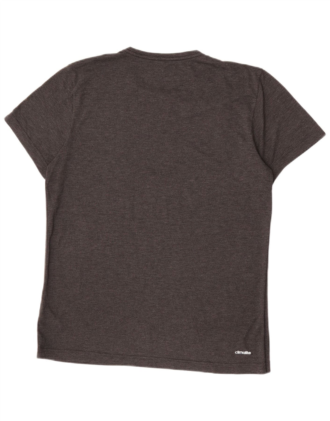 T-shirt Adidas Climalite da uomo, grande, in poliestere grigio