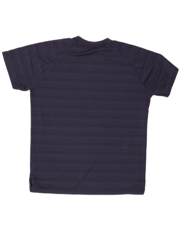 T-shirt da uomo Puma Top XL a righe blu navy