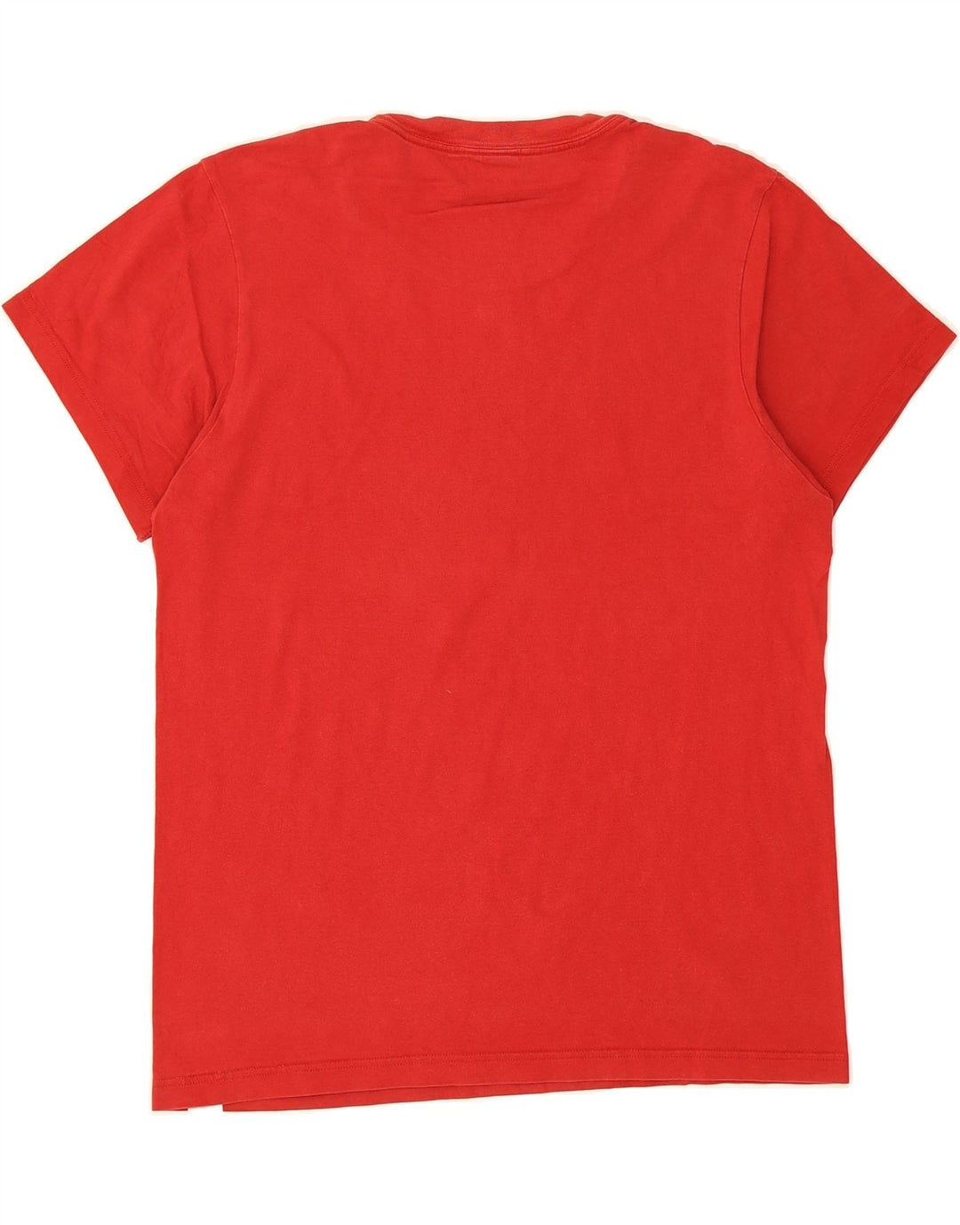 CALVIN KLEIN Mens T-Shirt Top Small Red Cotton Vintage Calvin Klein and Second-Hand Calvin Klein from Messina Hembry 