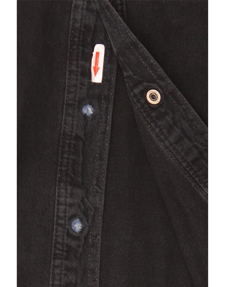 Camicia di jeans da uomo Roy Rogers XL nera