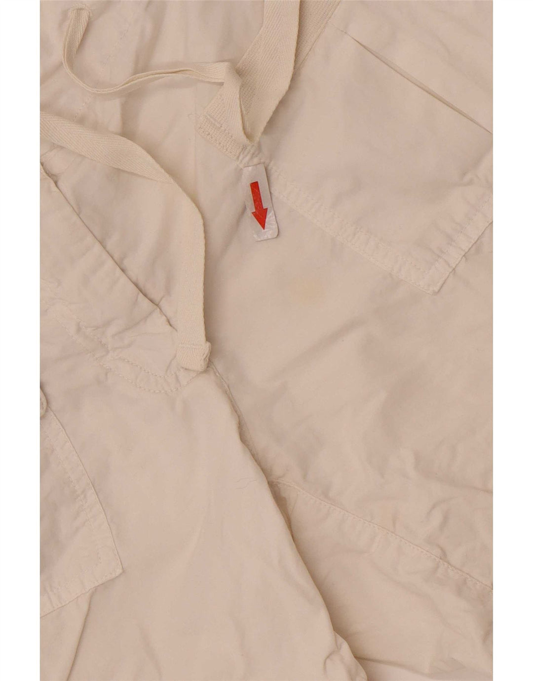 Pantaloncini cargo da donna Think Pink W30 cotone bianco medio
