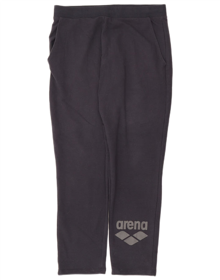 Pantaloni da tuta con grafica da uomo Arena XL poliestere blu navy