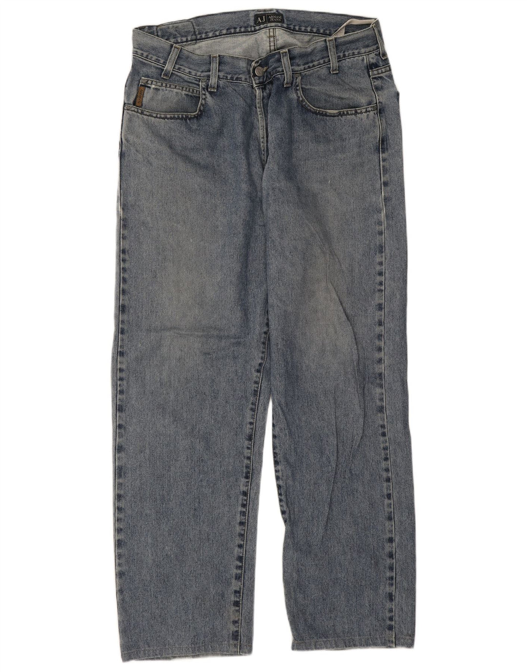 Jeans dritti da uomo Armani W36 L29 cotone blu