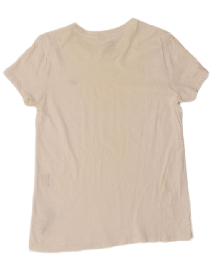 T-shirt da donna Levi's Top UK 14 cotone bianco medio