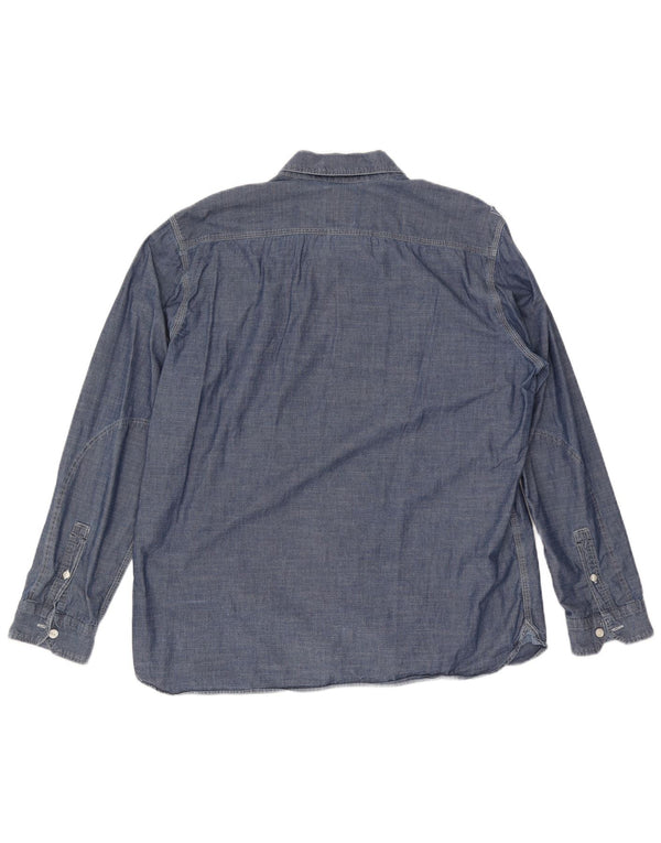 Camicia Levi's da uomo vestibilità standard XL blu navy