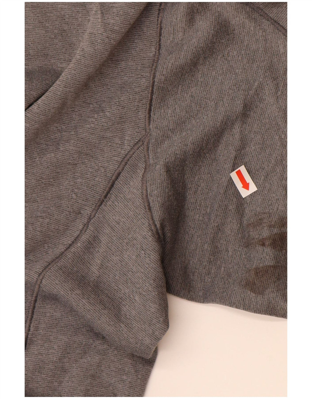 PATAGONIA Tuta da uomo pullover con zip e collo, grande, in poliestere grigio