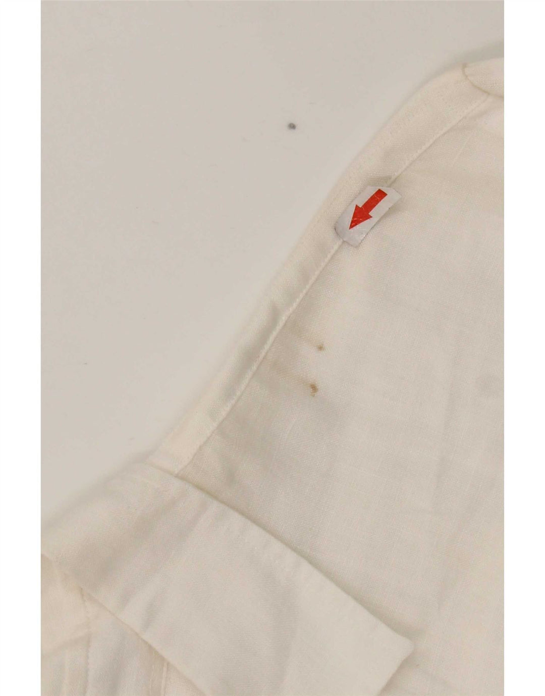Camicia da uomo Jaeger in lino bianco medio