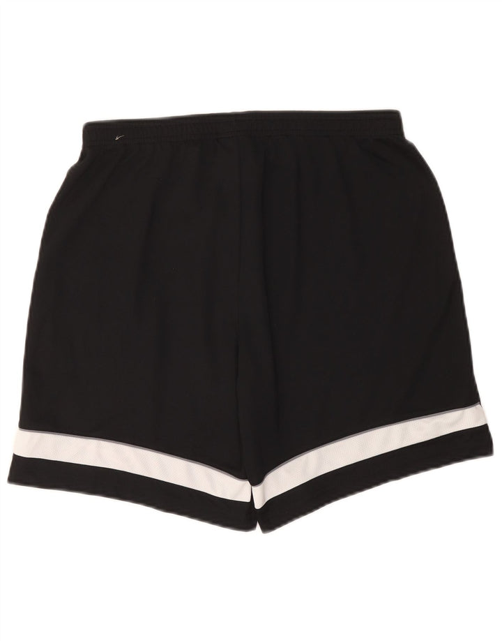 Pantaloncini sportivi Nike Dri Fit da uomo, colore nero medio, in poliestere color block