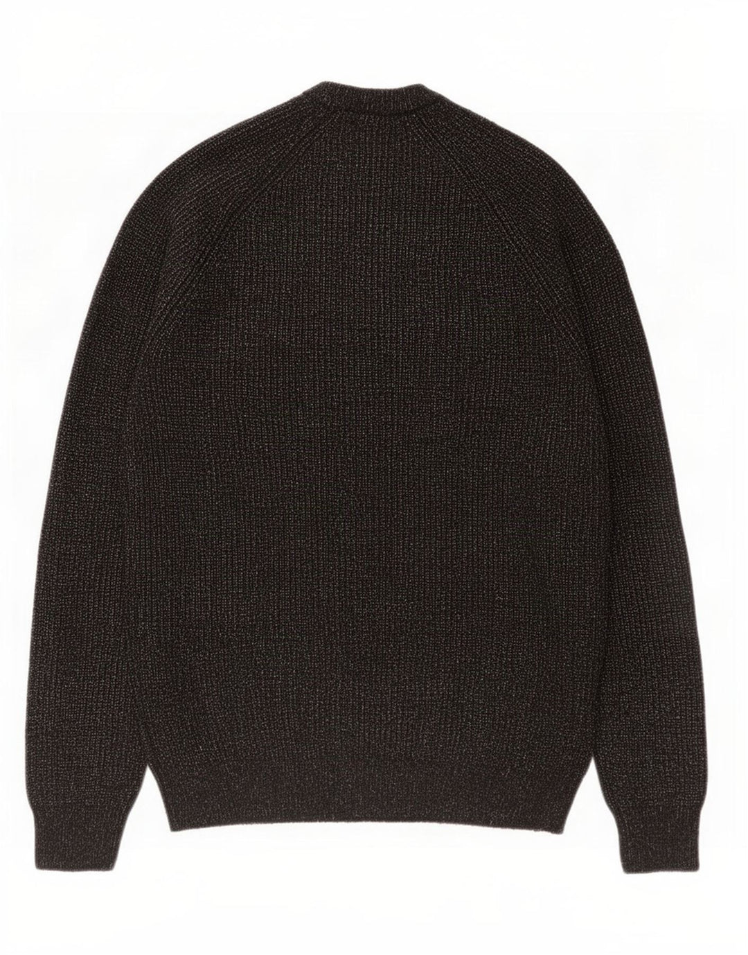 Maglione maglione girocollo da uomo Marks & Spencer medio nero screziato