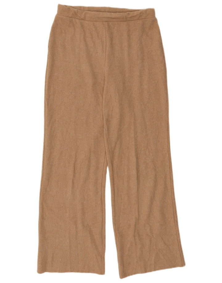 Pantaloni da tuta da donna Zara UK 12 Poliestere beige medio