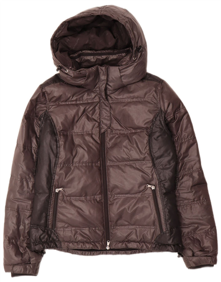 Giacca imbottita da donna Conte of Florence IT 44 Colorblock marrone medio