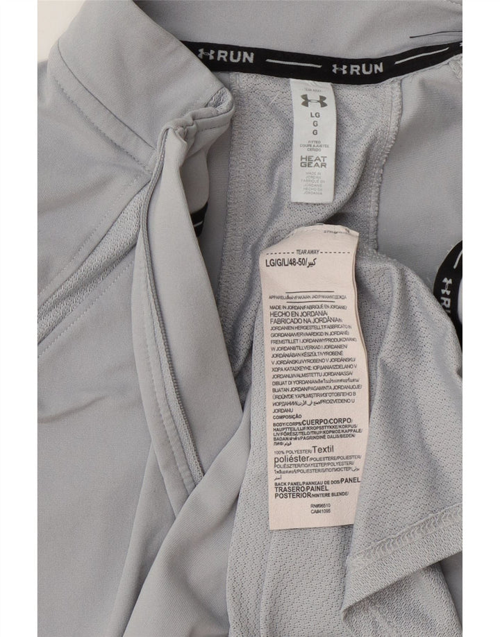 Maglietta Under Armour da donna Heat Gear Pullover UK 16 Large Grigia