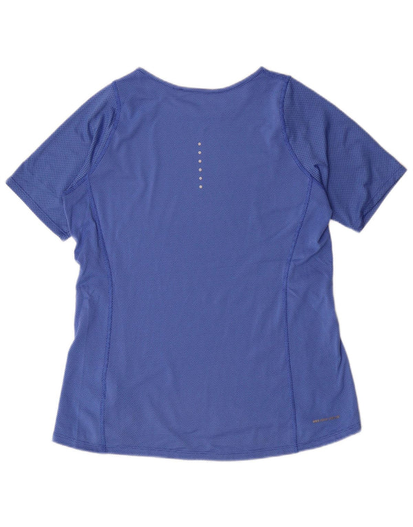 T-shirt da donna Nike Top UK 14 poliestere blu medio