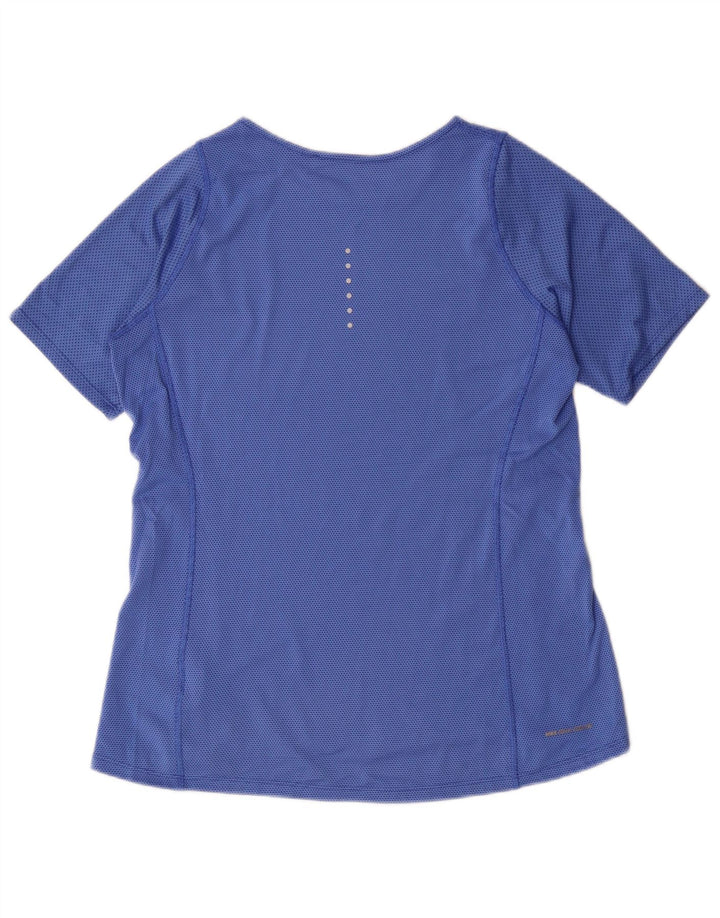 T-shirt da donna Nike Top UK 14 poliestere blu medio