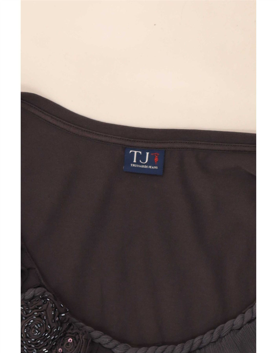 Camicetta senza maniche da donna Trussardi UK 10 Small Grigio