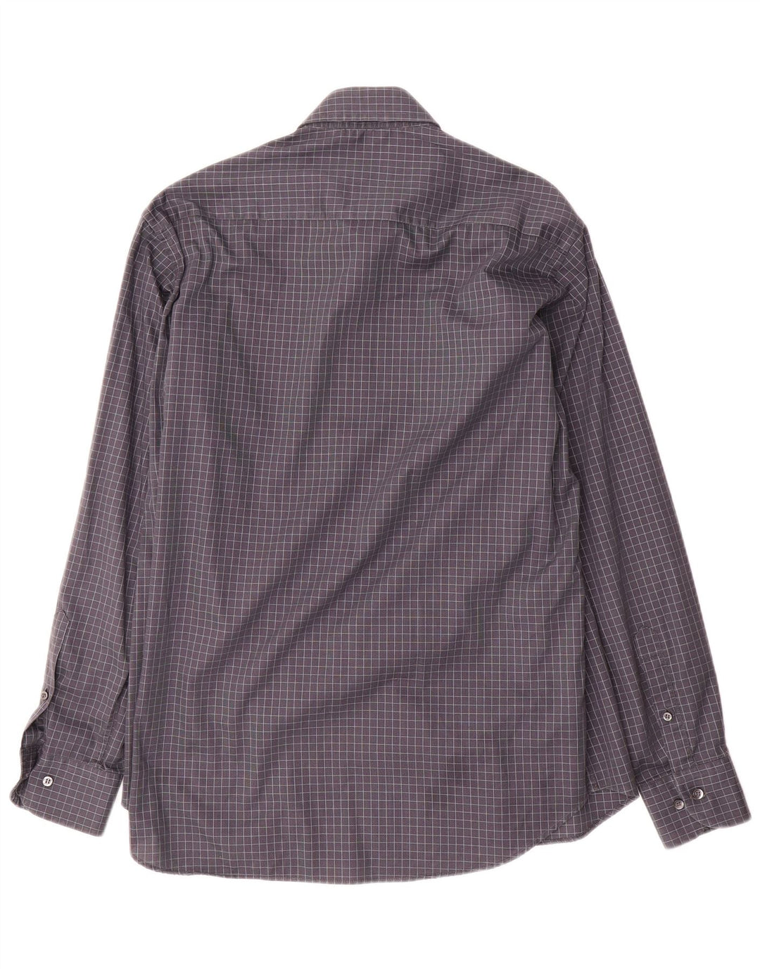 Camicia da uomo Yves Saint Laurent taglia 40 15 3/4 percalle grigio medio