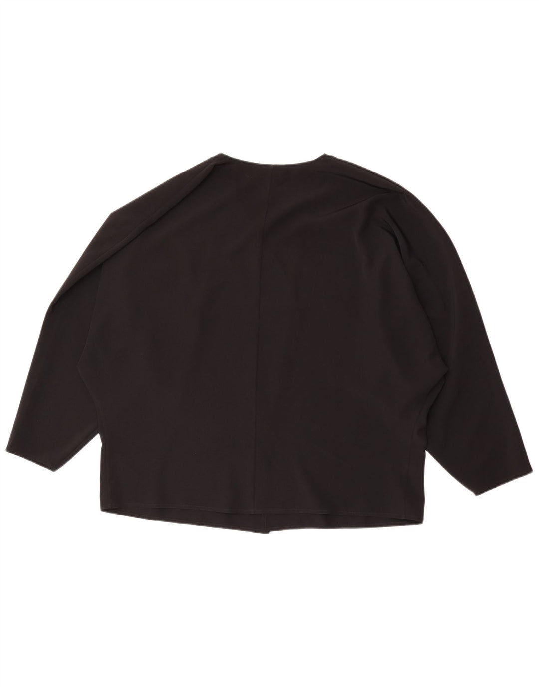 Cardigan vintage da donna dalla vestibilità comoda IT 46 grande acetato nero